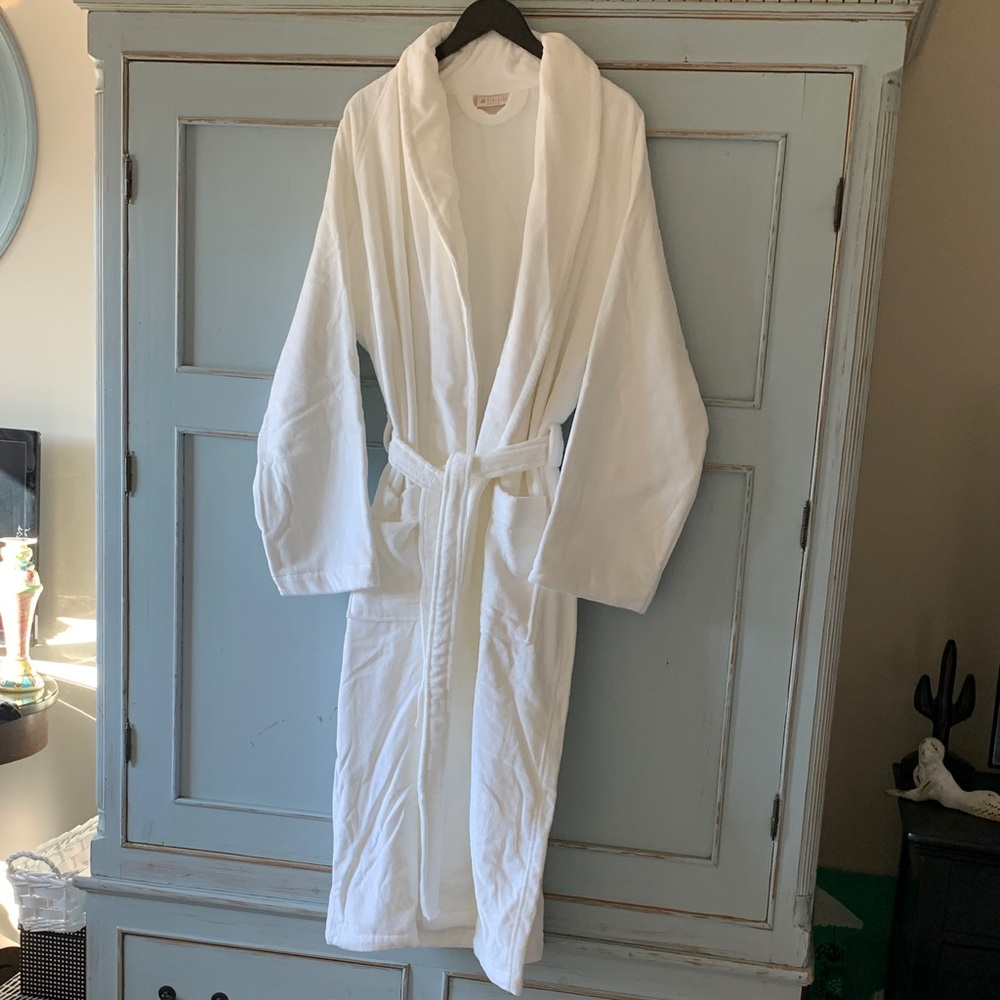 NWOT Borghese Yummy Villa di Borghese Ravenna Heavy Cotton Velour Robe 2 avail
